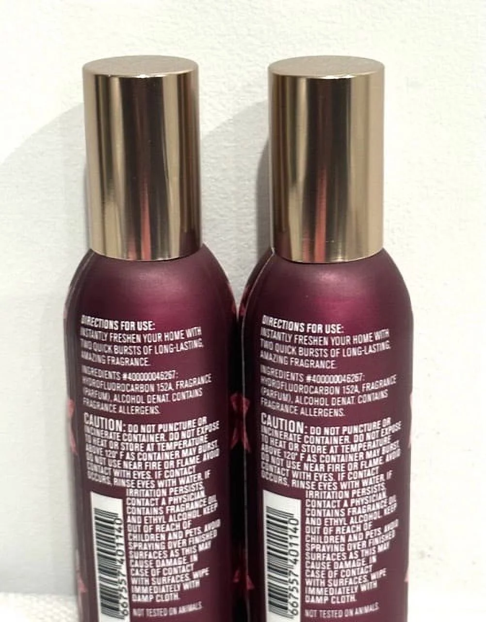 Bath & Body Works Frosted Cranberry Concentrated Room Spray, 1.5 oz (Pack of 2)