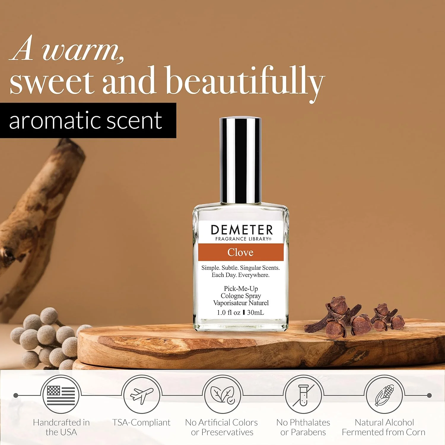 Demeter Clove Cologne Spray - 1 oz