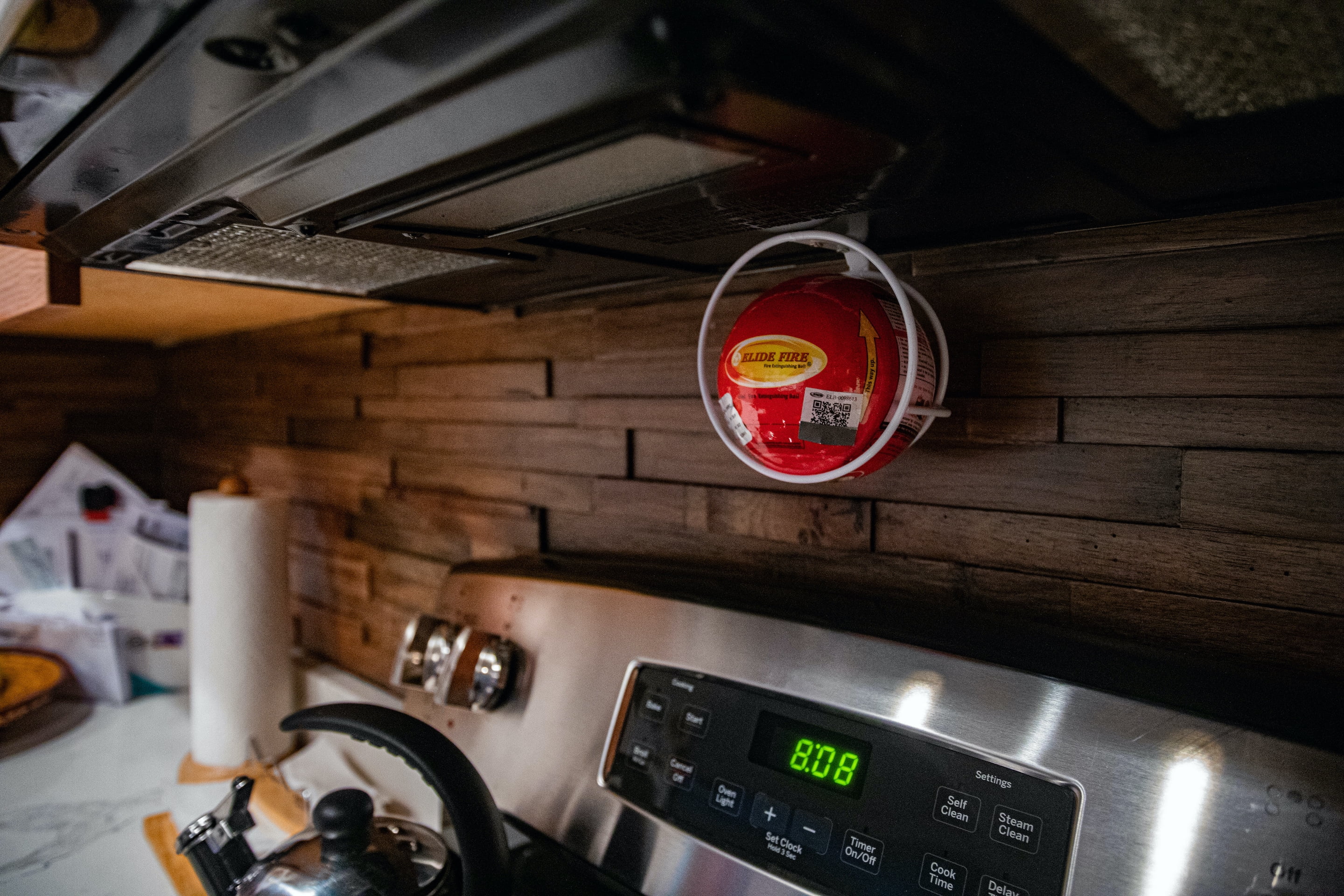 Elide Fire ELYB4 4 in. Elide Fire Ball Blister Mounting Bracket, Blue