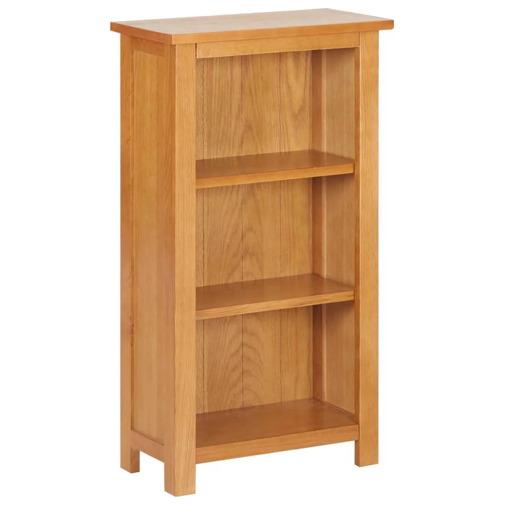 Tomshoo Solid Oak Wood Bookcase-17.7