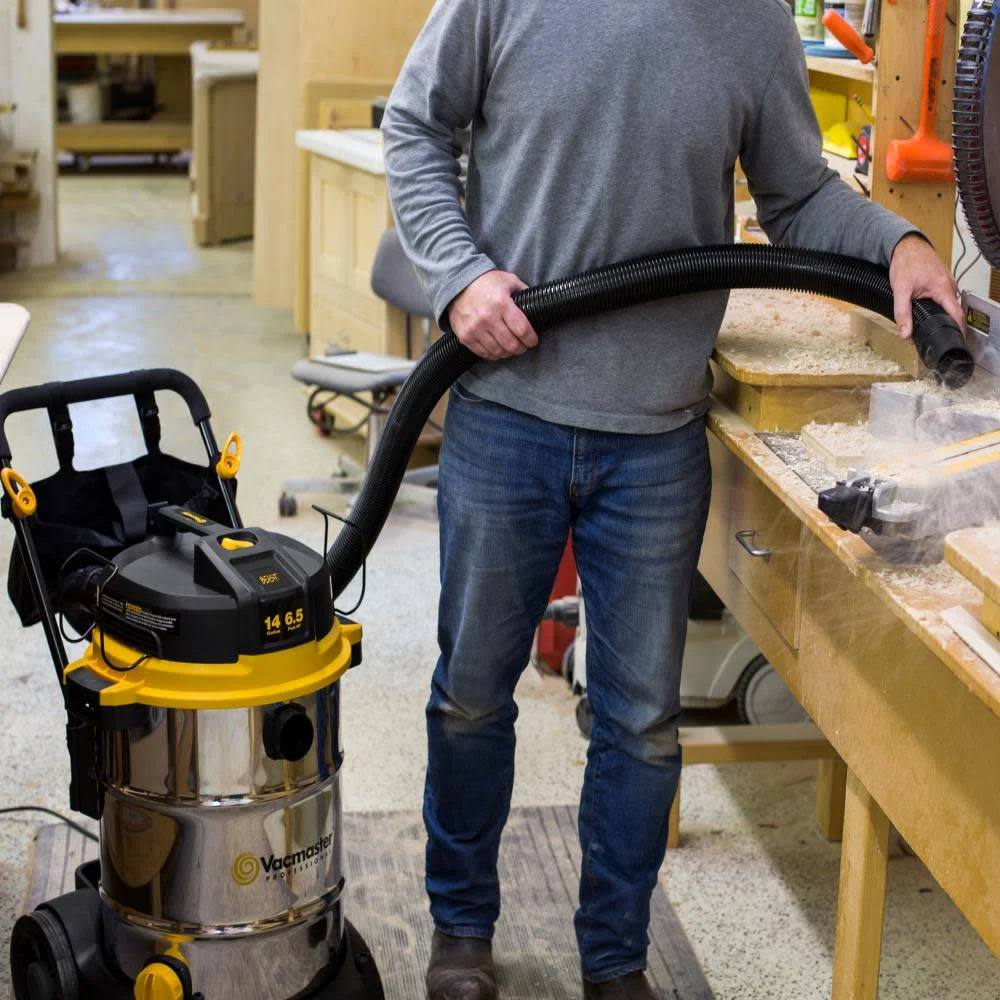 Vacmaster VJE1412SW 0201 14 Gallon 6.5 HP Professional Wet/Dry Vacuum, Beast Series