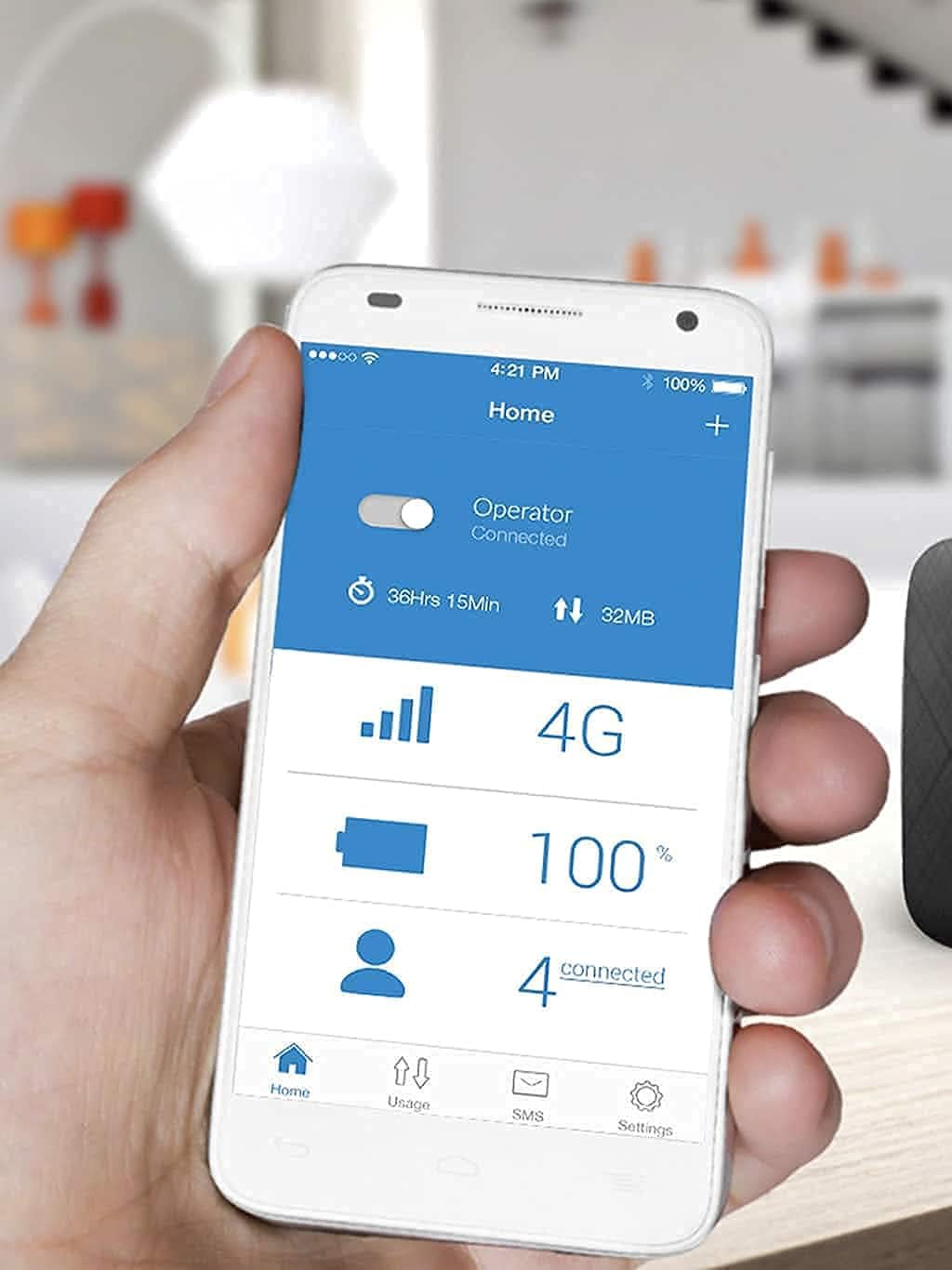 Alcatel LINKZONE Version 2021 MW45AN | Mobile WiFi Hotspot | 4G LTE Router | Up to 150Mbps | Connect Up to 10 Devices | Create A WLAN Anywhere (AT&T, T-Mobile, Metro, Cricket, Latin America) - Black