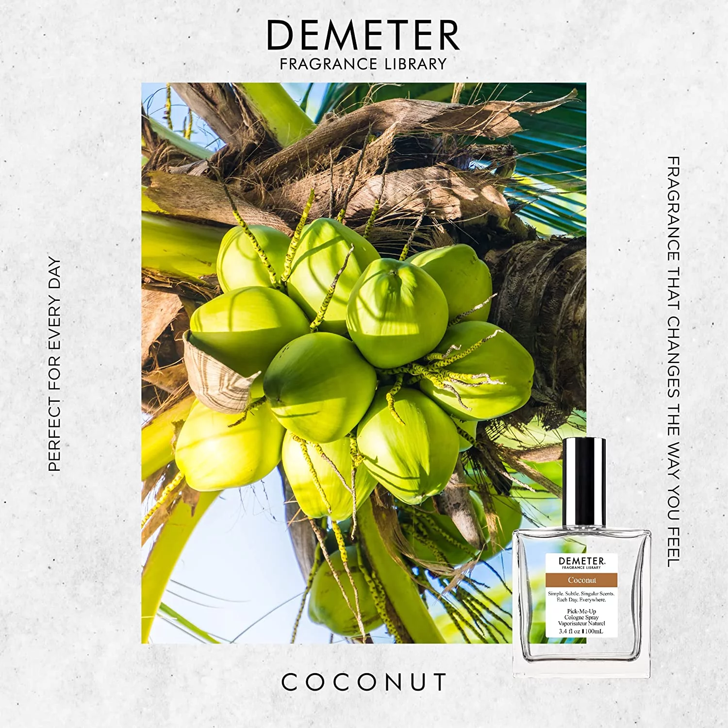Demeter Coconut Cologne Spray - 3.4 oz