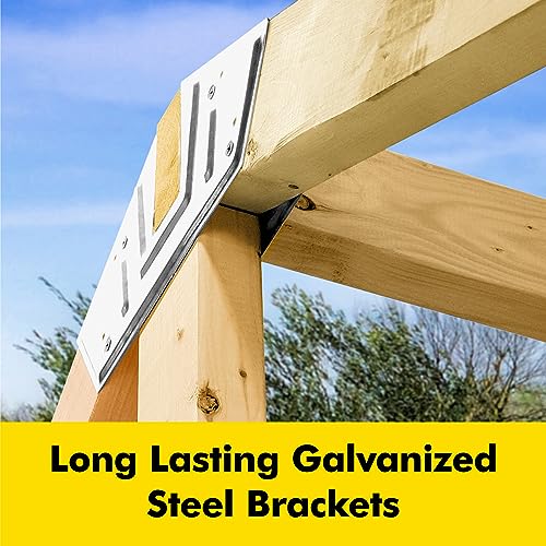 2x4basics 90192MI Custom Shed Kit with Peak Roof, 2x4