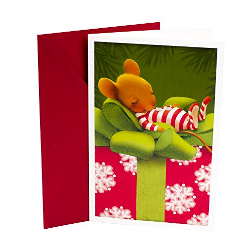 Hallmark Christmas Cards Boxed with Envelopes, Happy Holidays (40 Blue Holiday Cards)