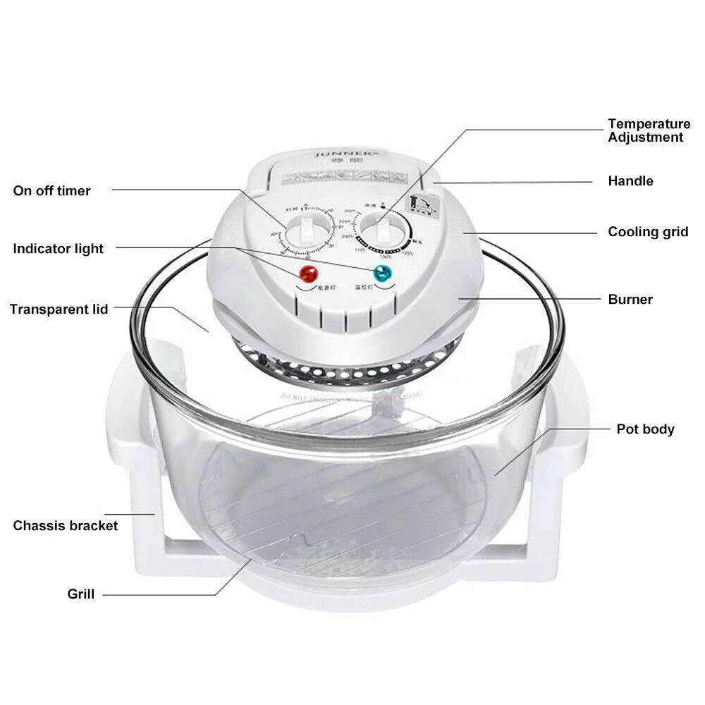 TFCFL Multifunctional Induction Cooker Water Turbine Air Fryer 12L Electric Fryer Oven