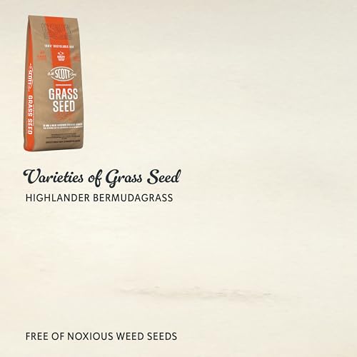 O.M. Scott and Sons Tall Fescue Blend Grass Seed, Fertilizer and Soil Improver, Naturally Crowds Out Weeds, Covers Up to 2,000 sq. ft., 8 lbs.