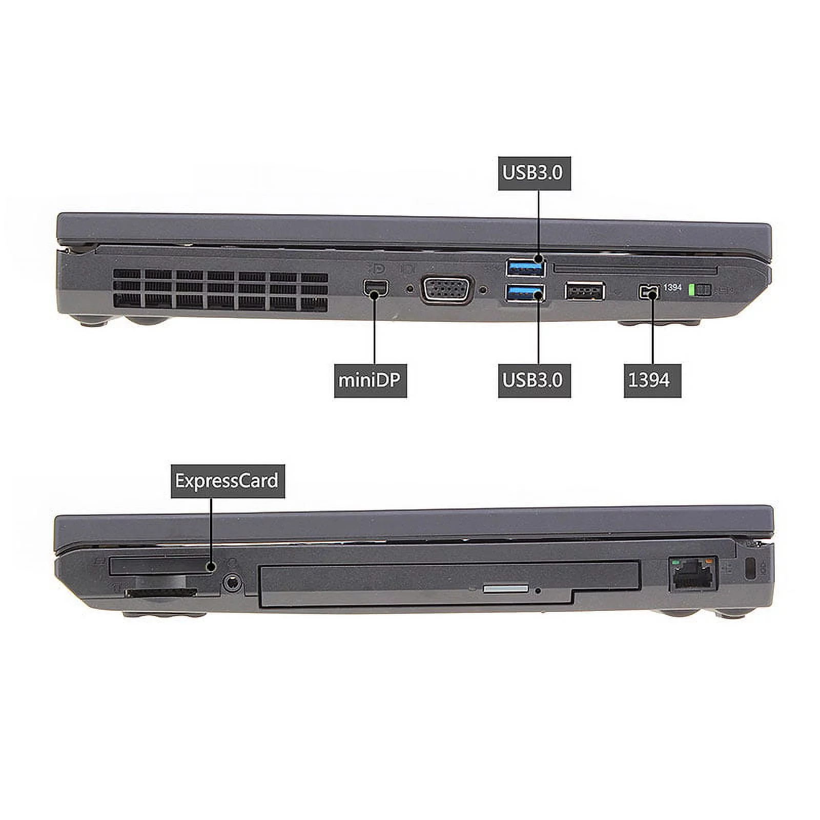 Used Lenovo ThinkPad T530 2.9GHz i7 4GB 320GB DRW Windows 10 Pro 64 Laptop B Camera