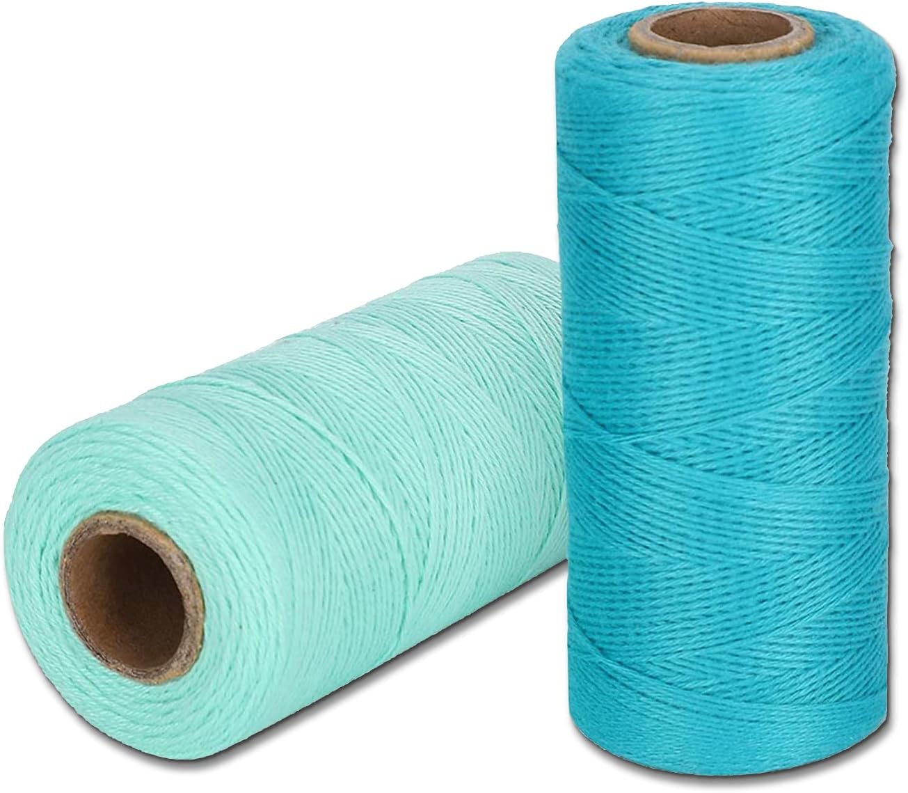 2 Rolls 8/4 Cotton Warp Yarn, Warping Thread for Weaving Carpet Rug Blankets