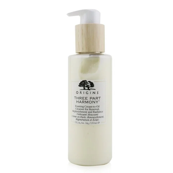 Three Part Harmony Foaming Cream-To-Oil Cleanser For Renewal, Replenishment & Radiance - 150ml/5oz
