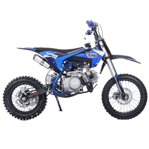 X-PRO 125cc Kids Dirt Bike Pit Bike Youth Dirt Pit Bike with 4-Speed Semi-Automatic Transmission, Big 14