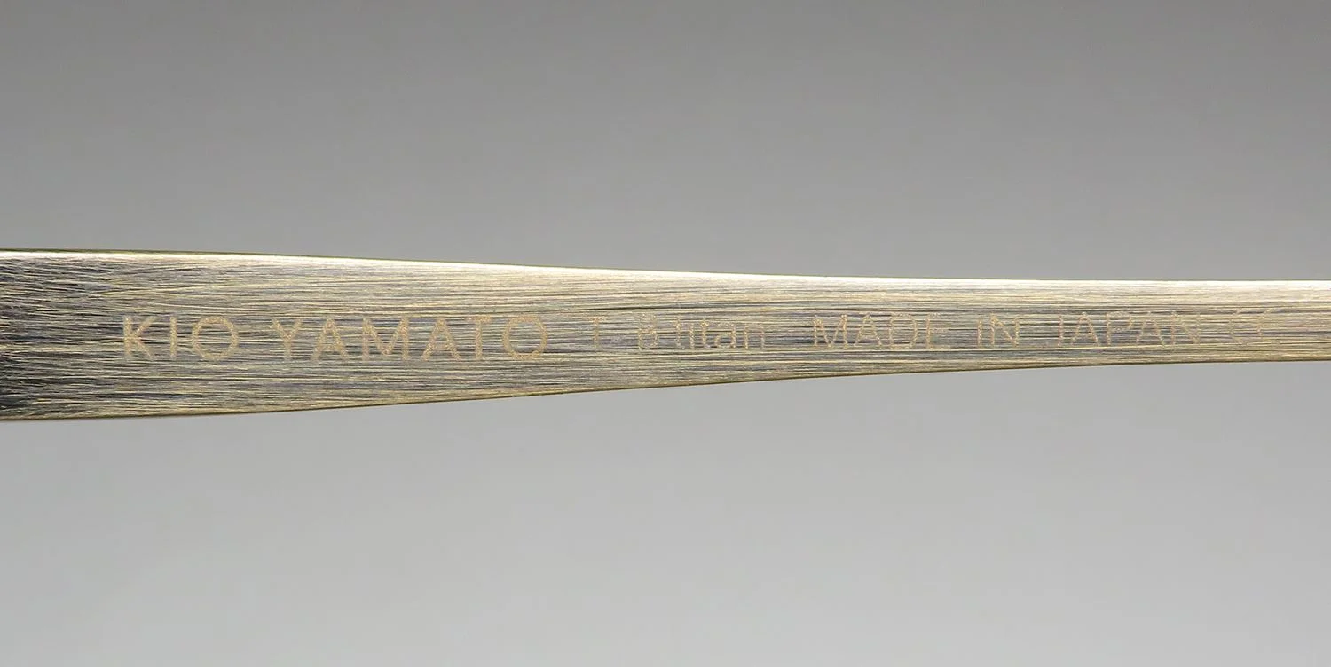 KIO YAMATO KP-176U TITANIUM HARDWARE FROM JAPAN DESIGNER EYEGLASS FRAME/GLASSES