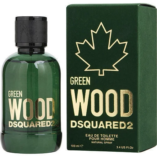 DSQUARED2 WOOD GREEN EDT Spray for Men - 3.4 OZ - Captivating Blend of Bourbon Pepper and Cedar