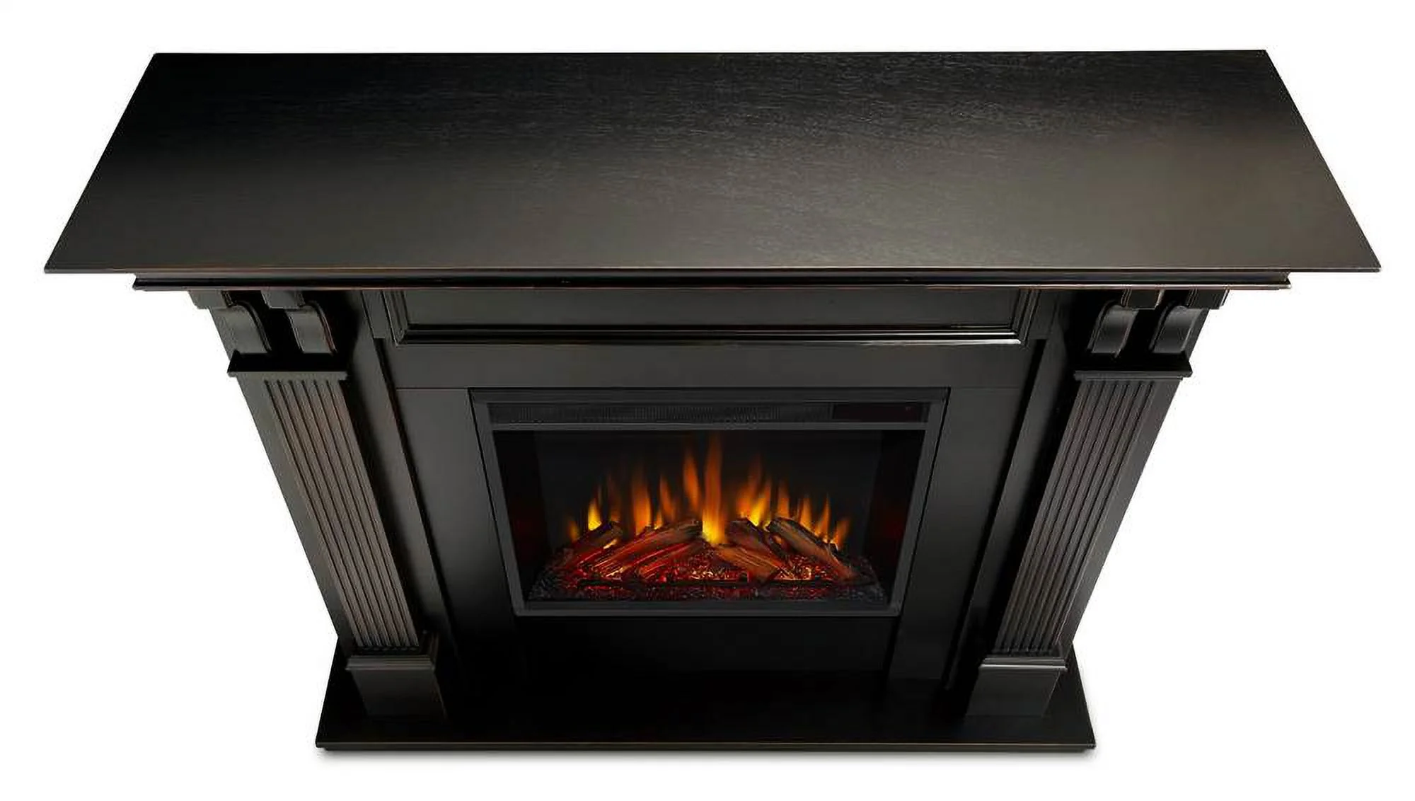 Ashley Indoor Electric Fireplace in Black Wash by Real Flame