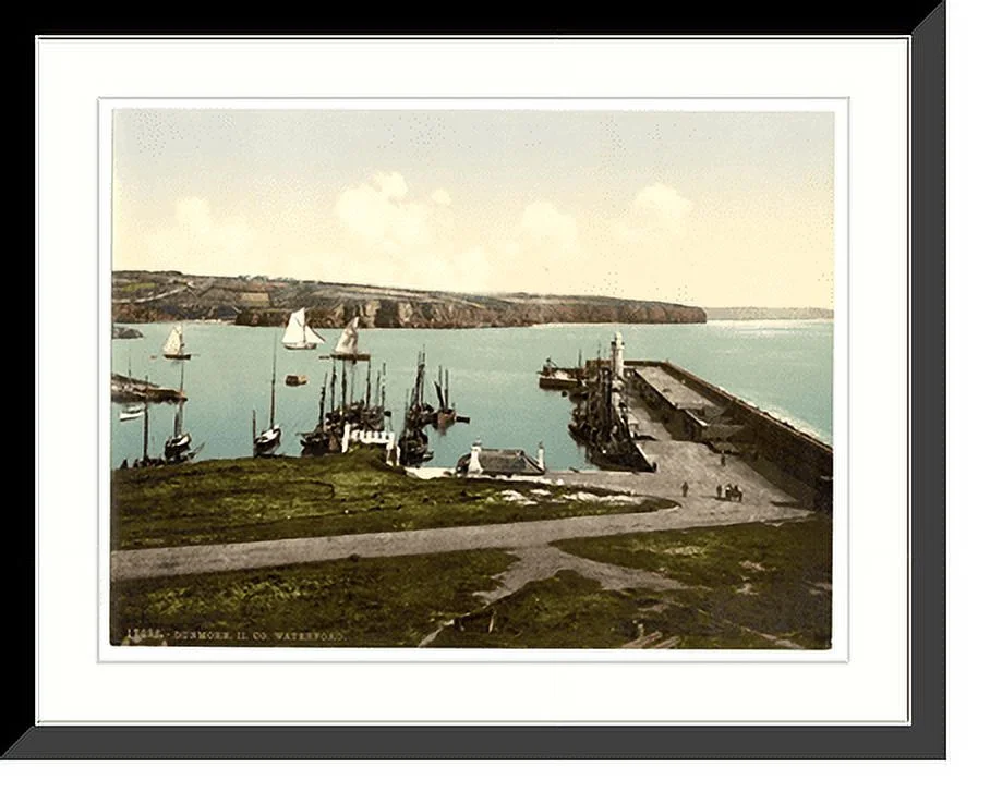 Historic Framed Print, Dunmore II. Co. Waterford Ireland, 17-7/8