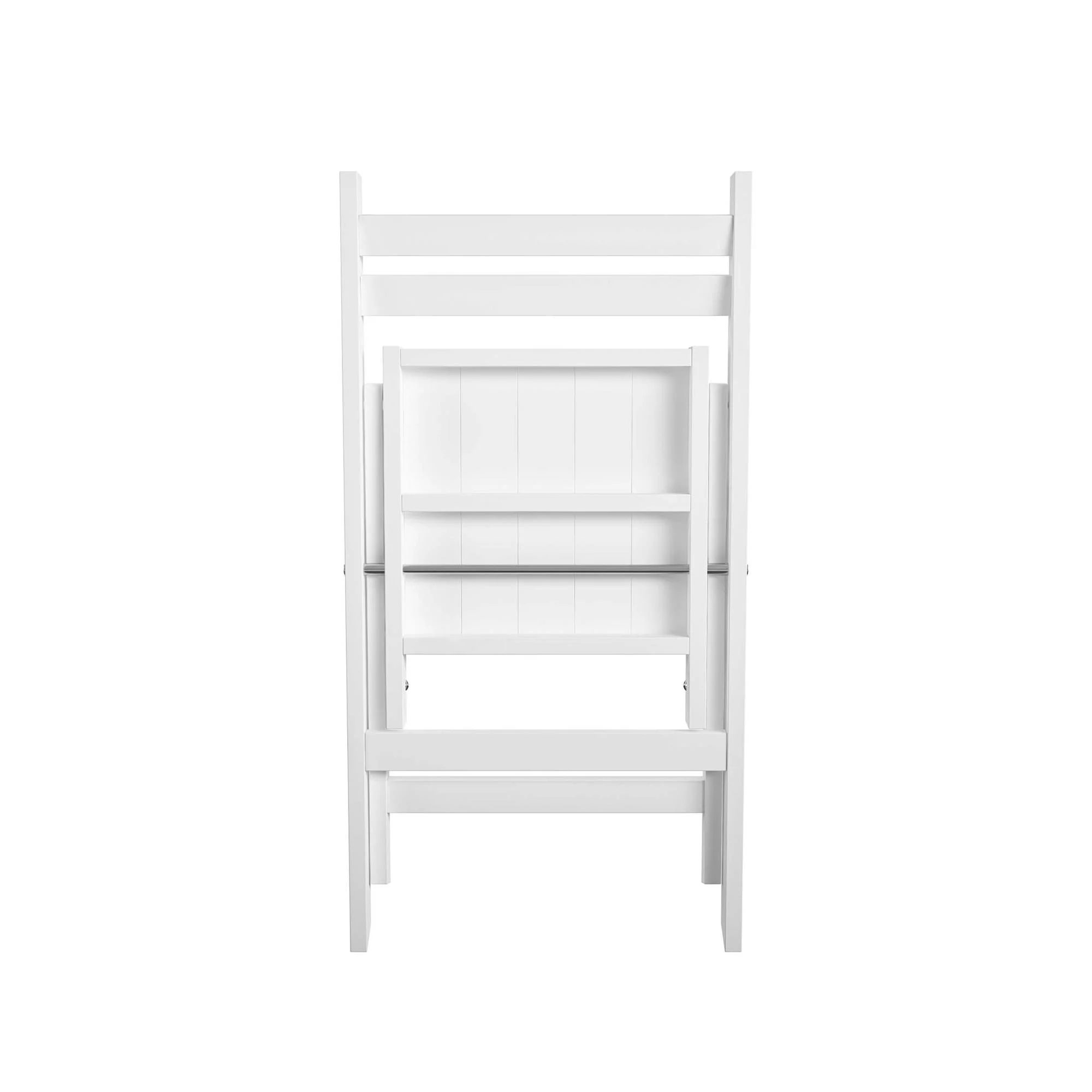 COSCO XL Folding Wood Chair, Gray, 2-Pack