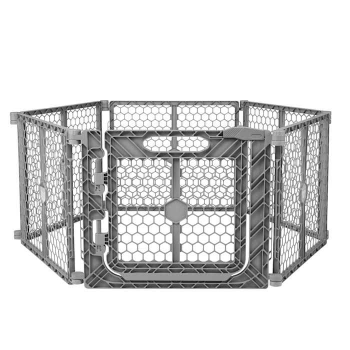 EveryYay in The Zone Convertible Walk-Through 28 x 42 Dog Playpen with Gate - Pet Supplies online store