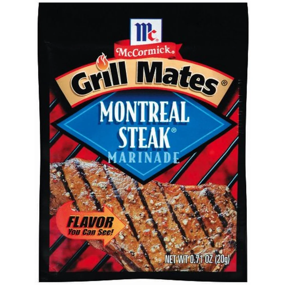 McCormick Grill Mates Montreal Steak Marinade Mix, 0.71 oz (Pack of 32)