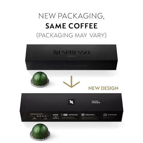 Nespresso Capsules Vertuo, Variety Pack, Medium and Dark Roast Coffee, 30 Count Coffee Pods, Brews 7.8 oz.