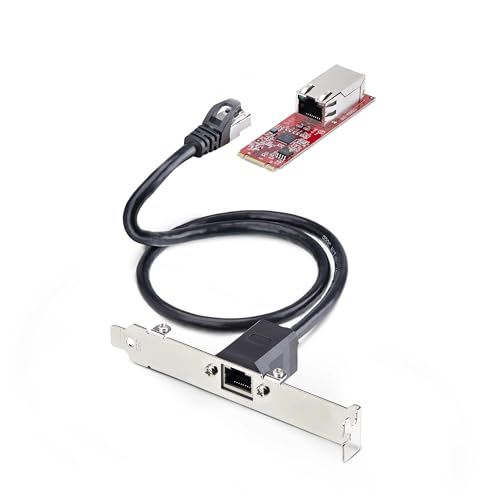 StarTech.com 1-Port 2.5Gbps PCIe Network Card, Computer Network Card, Intel I225-V, Multi-Gigabit Ethernet Interface Card