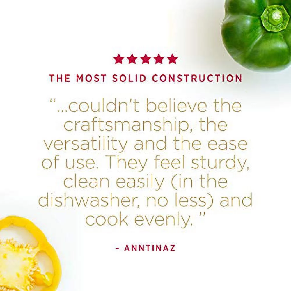 All-Clad HA1 Hard Anodized Nonstick Cookware, 2 Piece Fry Pan and Saute Pan with Lid Set, 10 inch and 4 quart