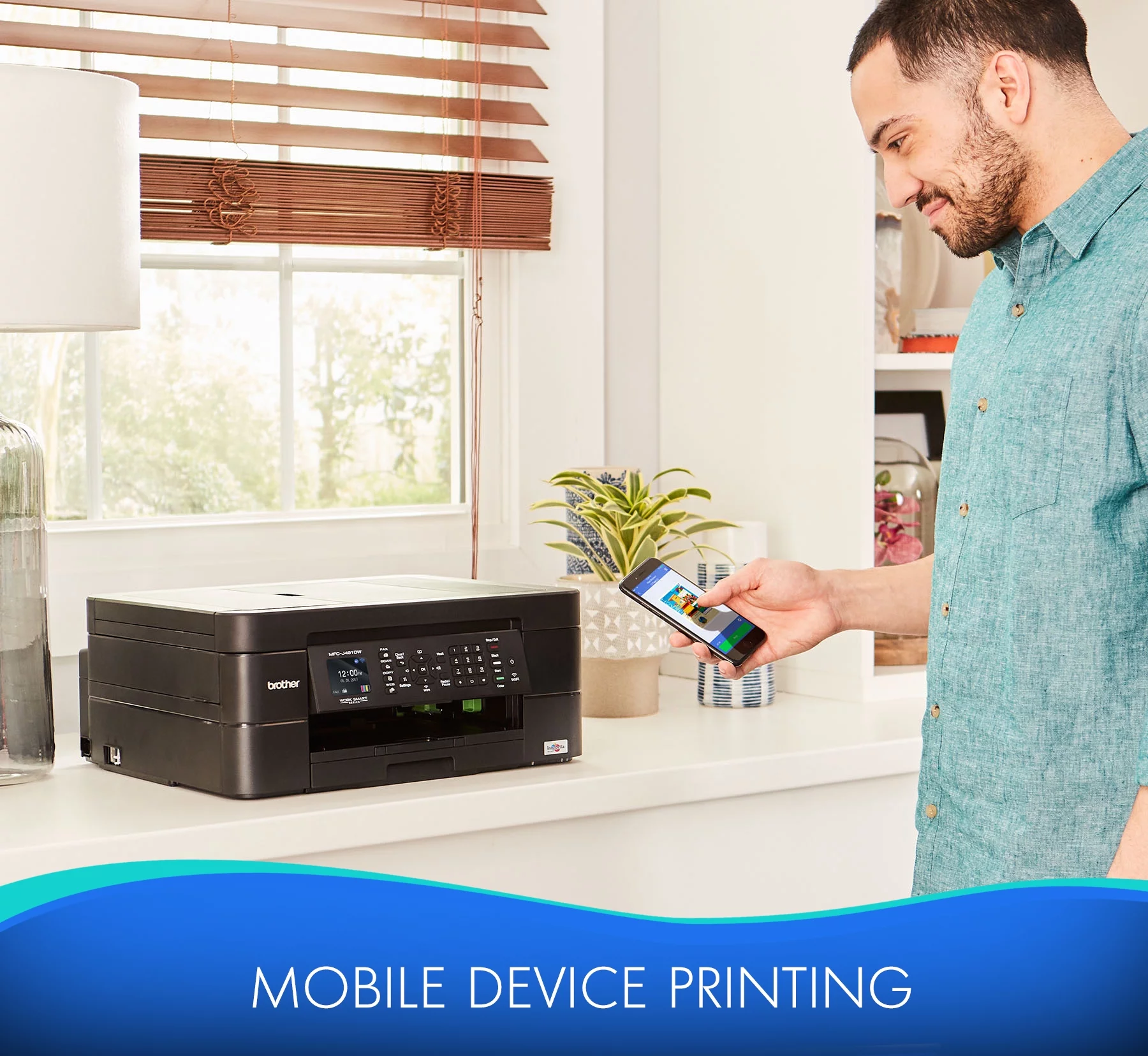 Brother MFC-J491DW Multi-Function Wireless All-in-One Inkjet Printer