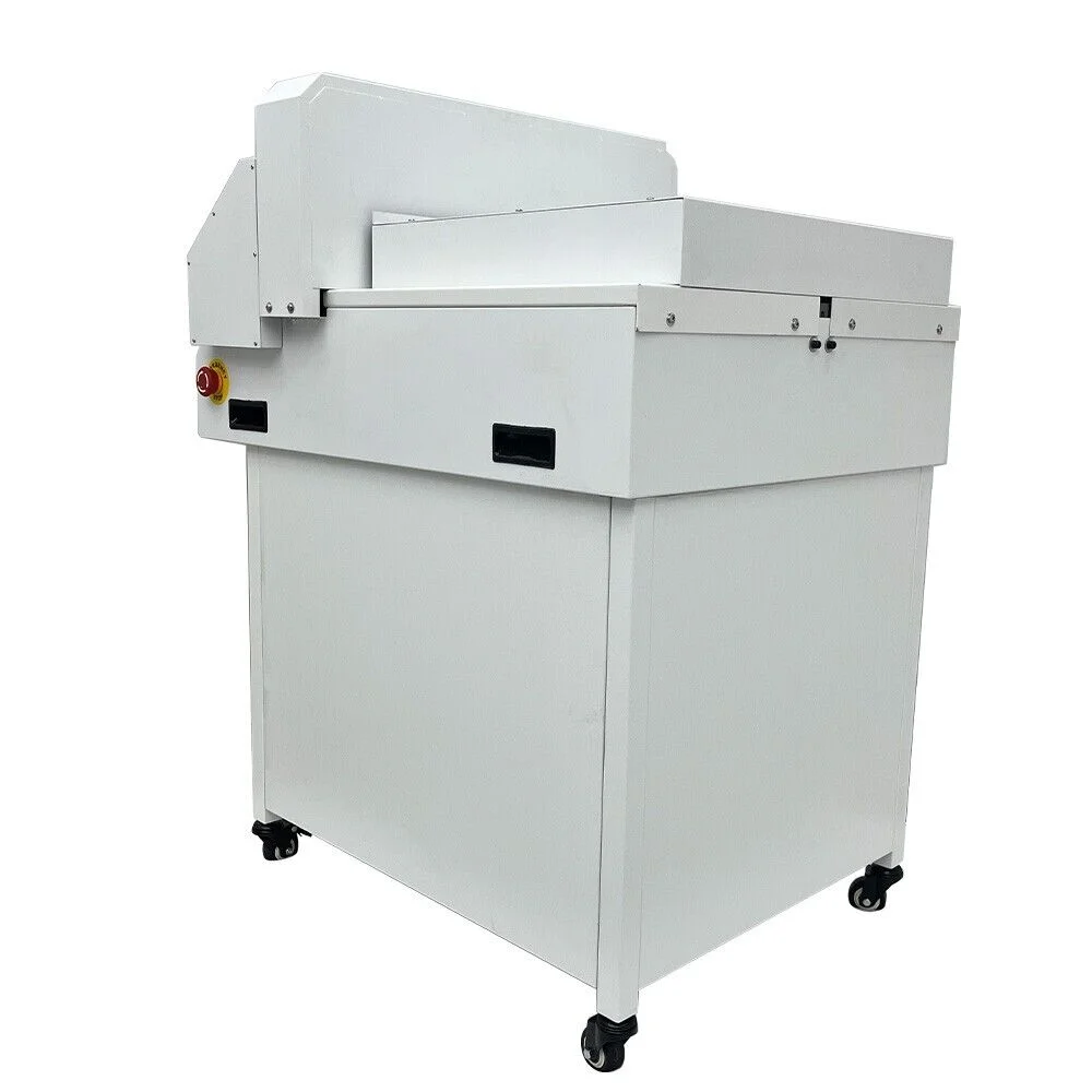 PreAsion Electric Heavy Paper Cutter 17.7''/45cm CNC Paper Cutting Machine Double Key Cutting 110V