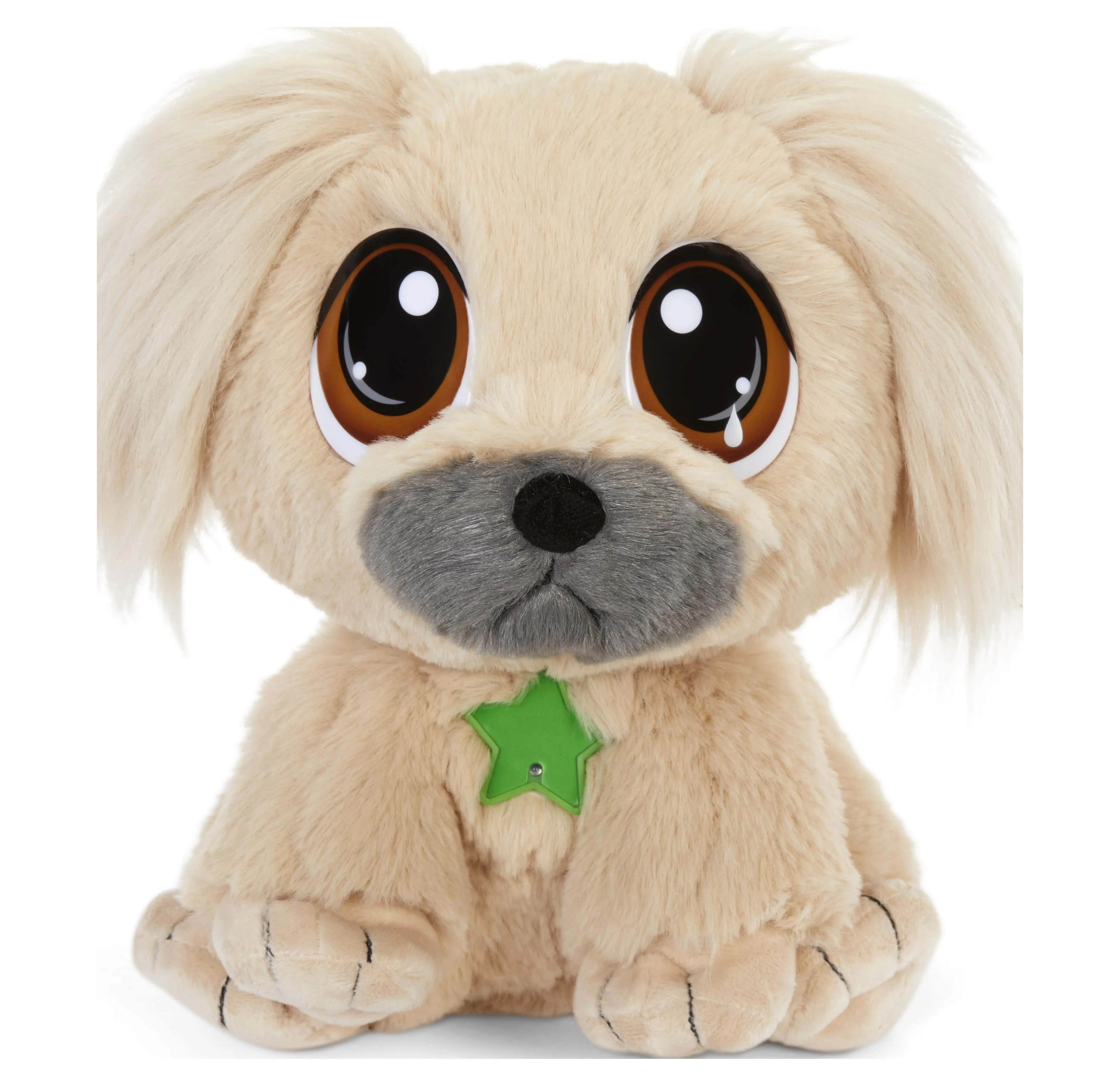 Little Tikes Rescue Tales Adoptable Pets Pekingese, Interactive Stuffed Animal Plush Toy, Electronic Pet Dog with Doghouse, Wags Tail, Puppy Sounds, Pet Toy for Kids Girls Boys Ages 3 4 5+