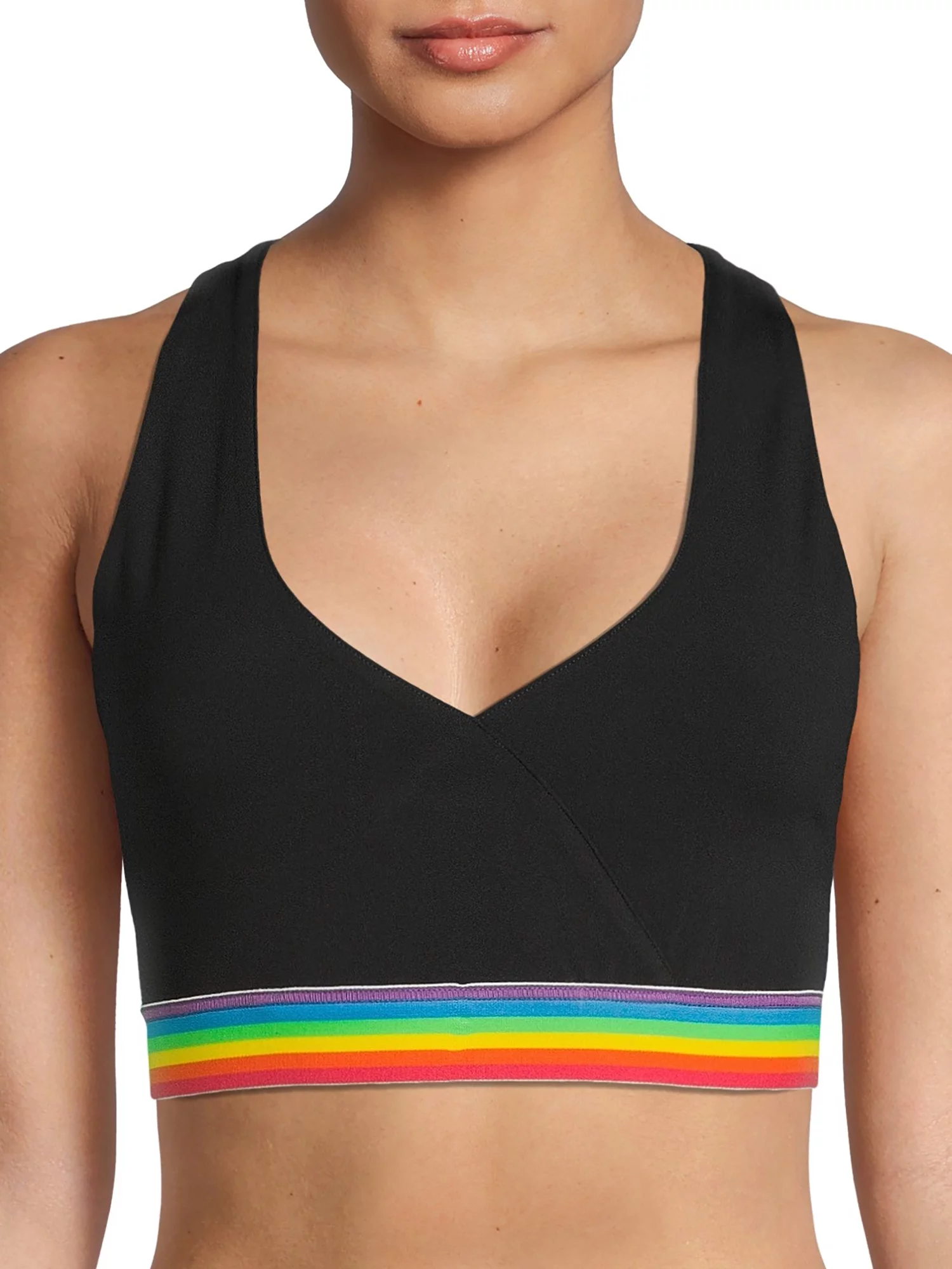 LA Thread Women's Surplus Cross Back Sports Bra