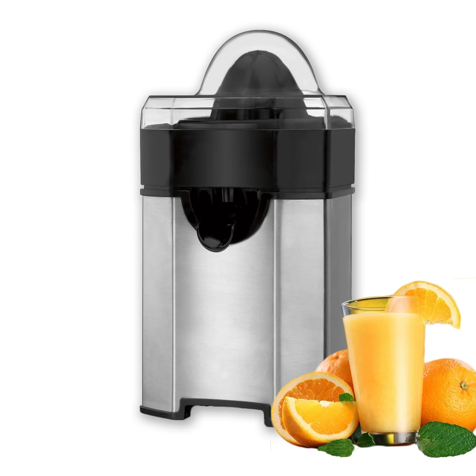 Citrus Juicer Machines for Oranges Lemons - with 3 Speed Modes (Black)