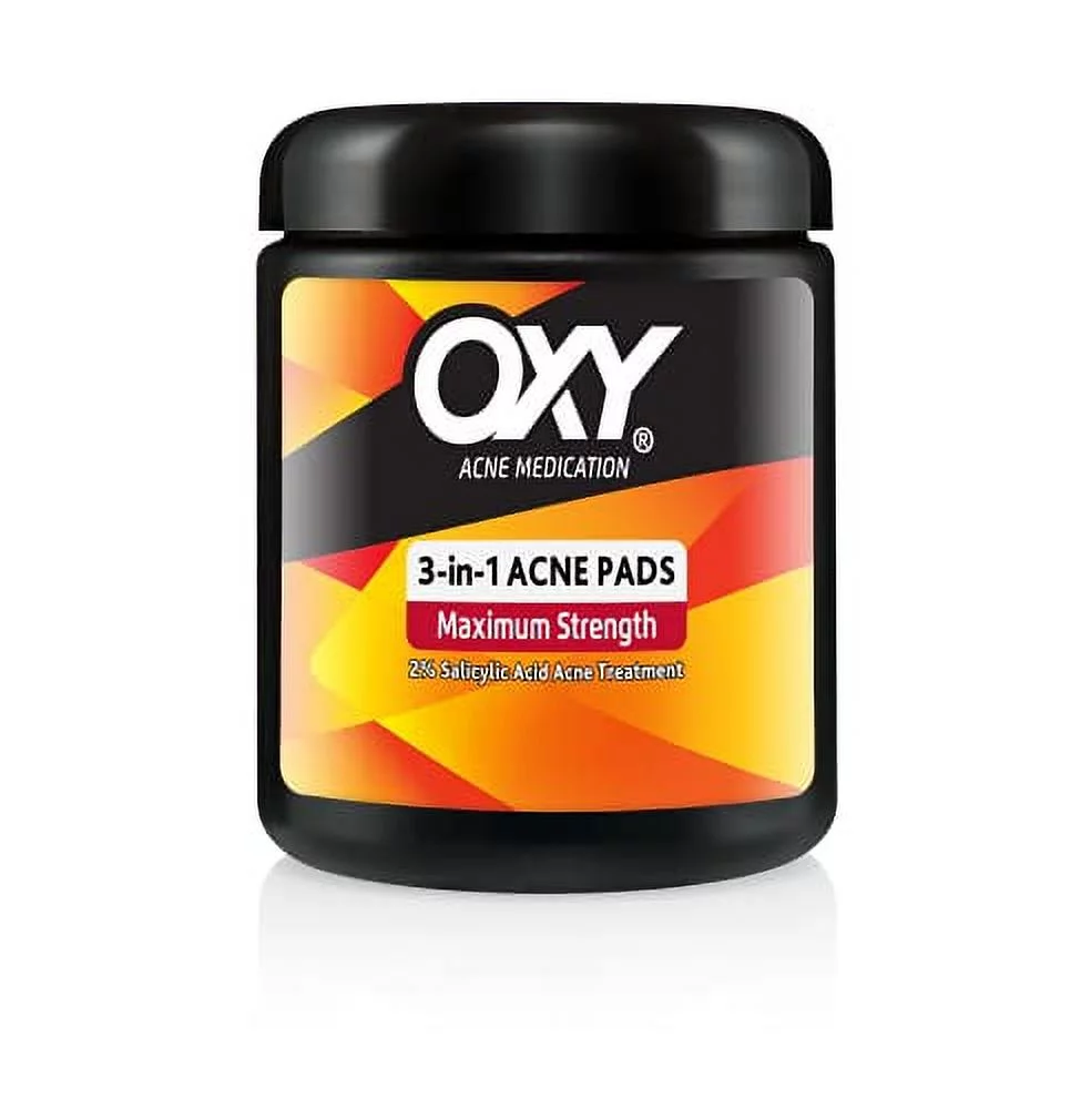Oxy Maximum Action 3-In-1 Treatment Pads, 90 Count, 6 Pack