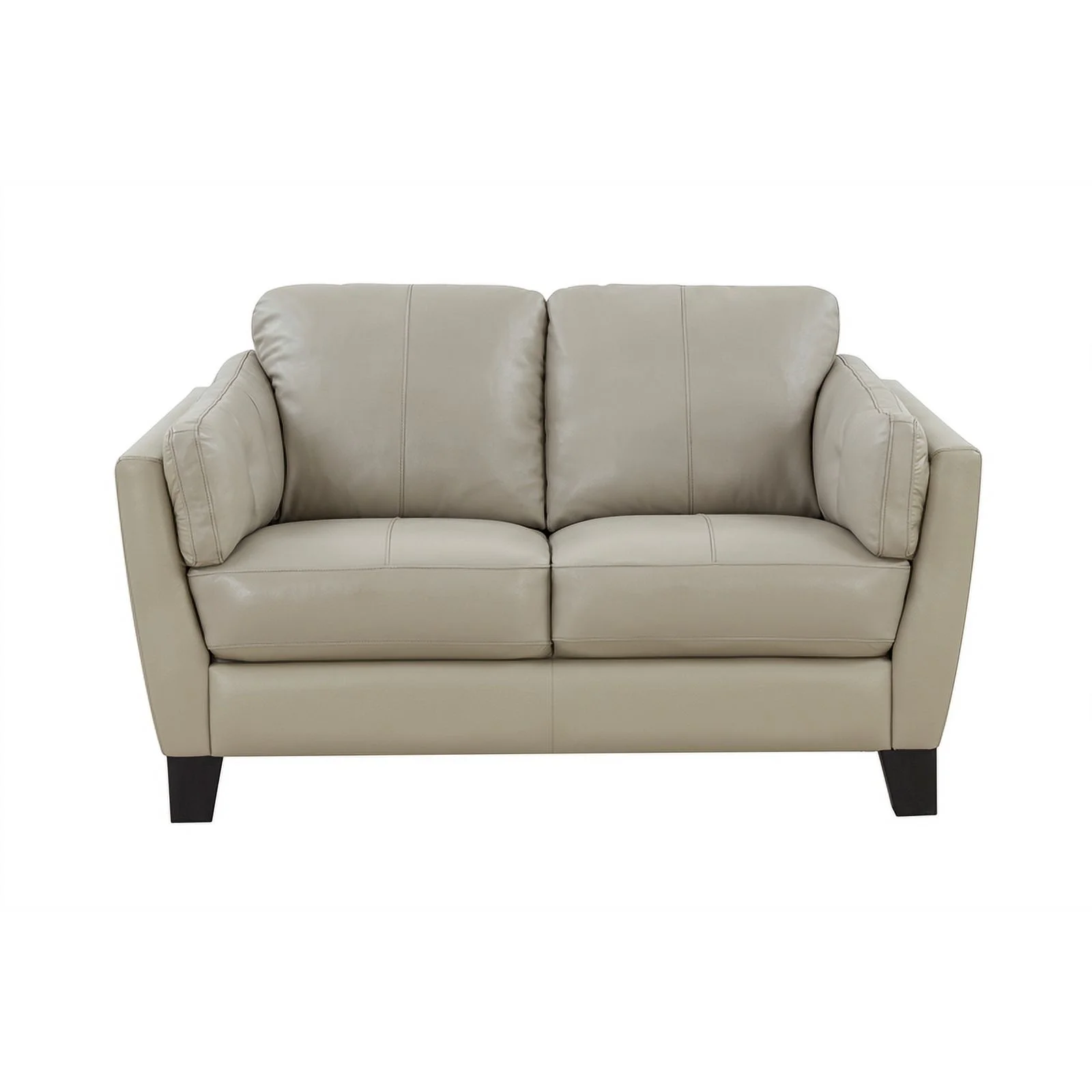 Porter Designs Bergamo Top Grain Leather Loveseat - Cream