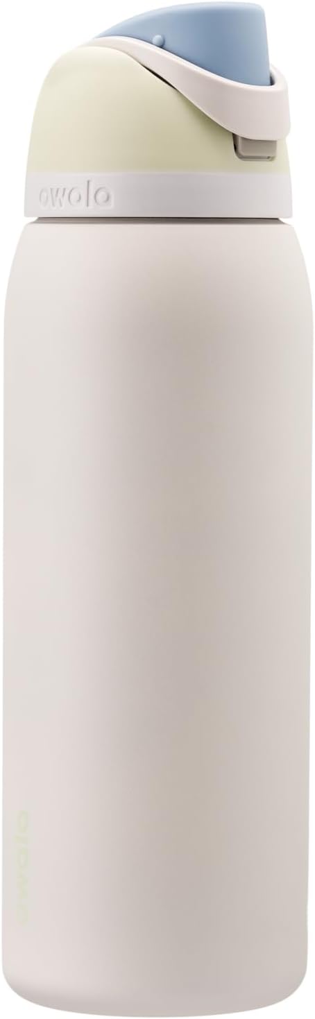 Owala FreeSip 40 Oz Insulated Stainless Steel Water Bottles with Straw, Set of 2