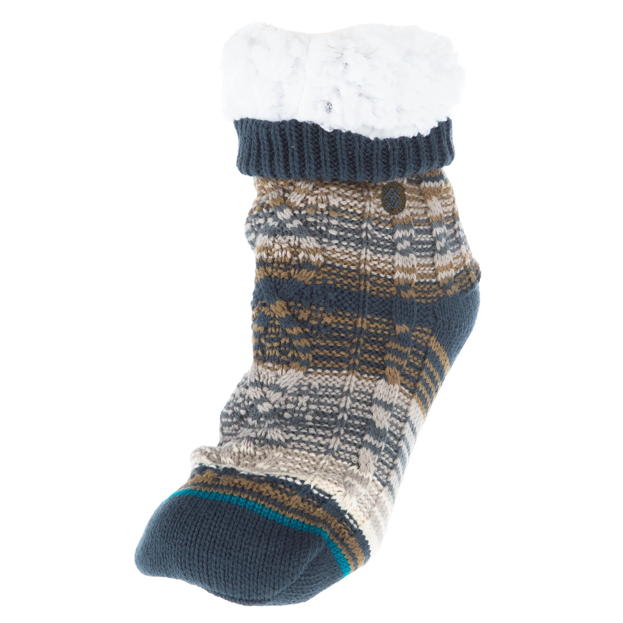 Stance Mens  Unisex Smokey Mountain House Slipper Sock MD (US Men's Shoe 6-8.5, Women's Shoe 8-10.5) Navy