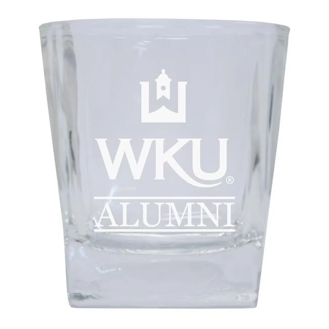 R & R Imports GLTB-C-WKU20 ALUM Western Kentucky Hilltoppers 8 oz Etched Alumni Glass Tumbler