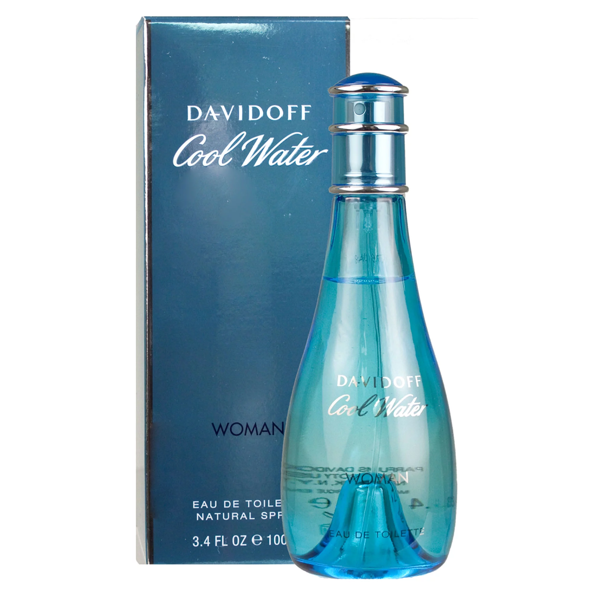 Zino Davidoff Cool Water Eau de Toilette Natural Spray for Women, 3.4 fl oz