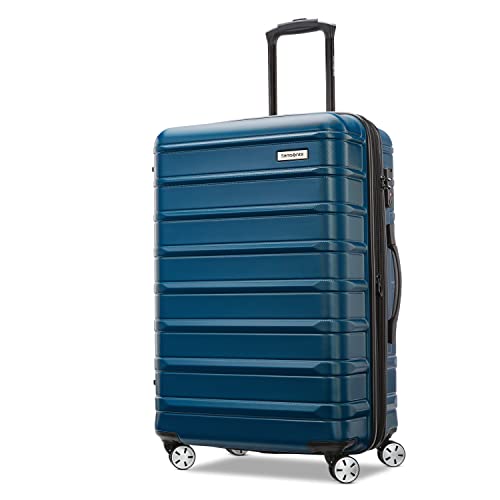Samsonite Omni 2 Hardside Expandable Luggage with Spinner Wheels, 2-Piece Set (19/24), Lagoon Blue