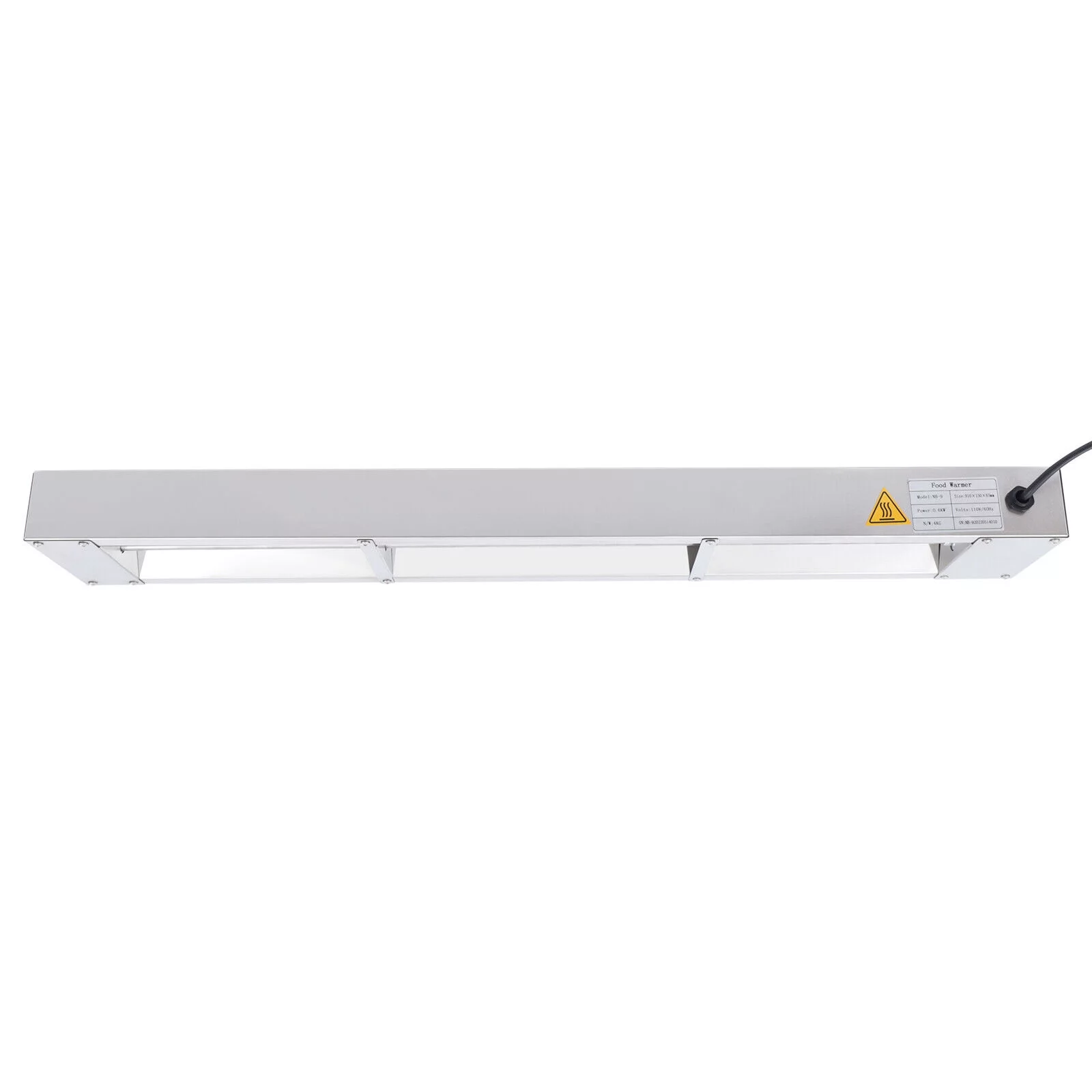 CNCEST 36*5.91*2.56in Commercial Food Warmer Bar Infrared Strip Heater Heat Lamp 110V 500/600W