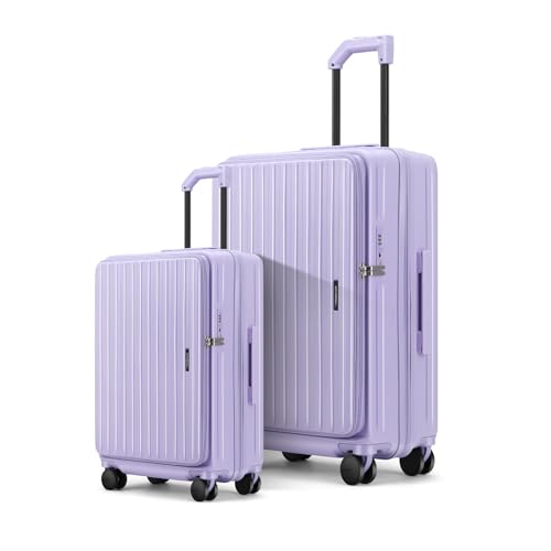 ROAMING Grace Expandable Carry On Luggage Airline Approved, 20 Inch Hardside Carry On Suitcase with Wheels, Travel Harshell Spinner Small Luggage with Tsa Lock, Jade cyan, 20-Inch Carry-On