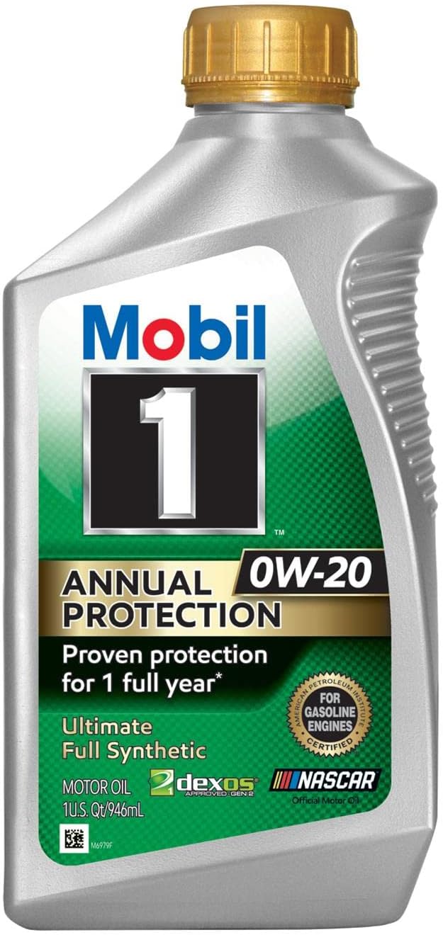 Mobil 1 Annual Protection 0W-20 Ultimate Full Synthetic Motor Oil, 1 Qt