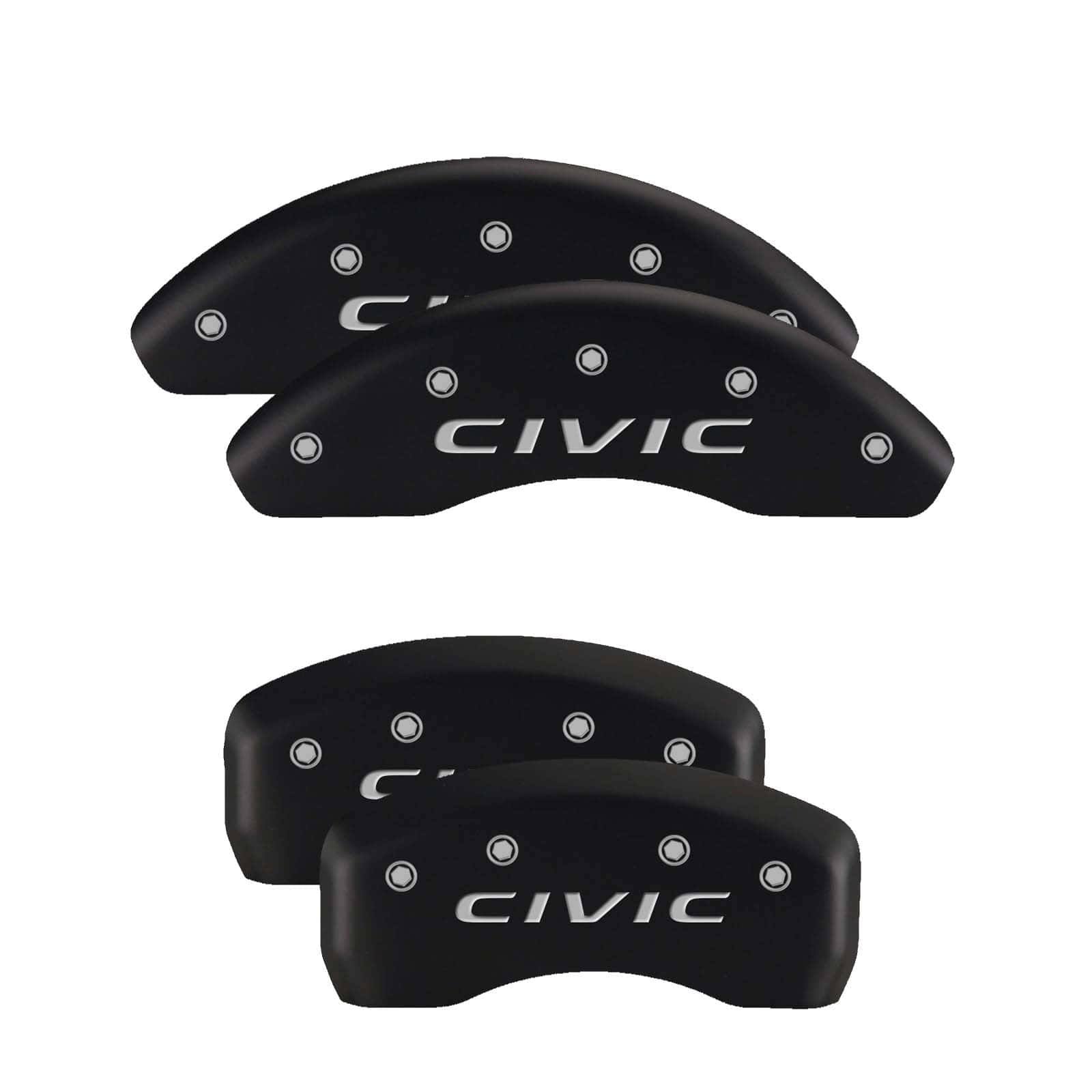 MGP Caliper Covers Honda Civic (Matte Black)