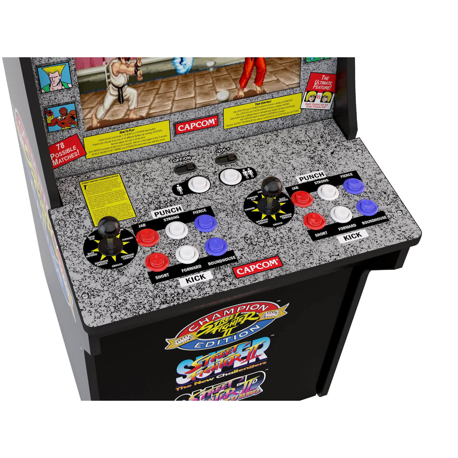 Arcade1Up Street Fighter II Arcade Cabinet