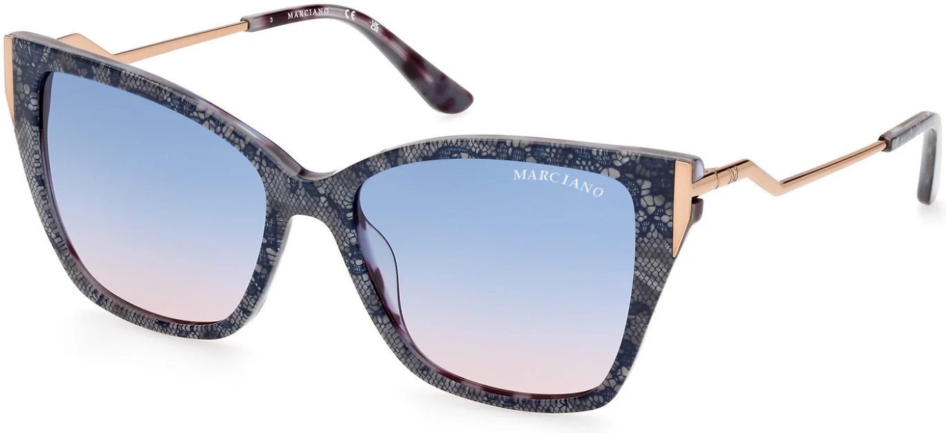 Sunglasses Guess By Marciano GM 0833 92W Blue/Havana / Shiny Rose Gold