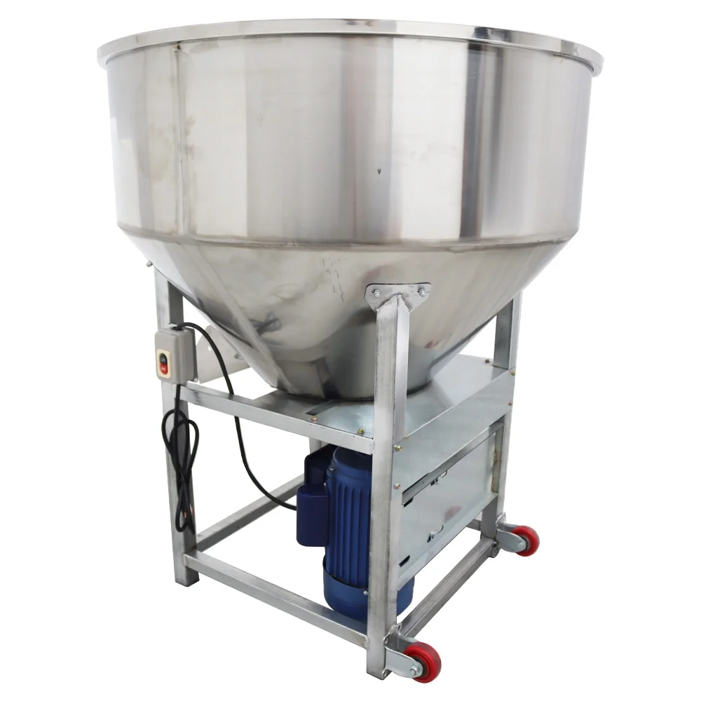 Techtongda 440Lbs Feed Mixer Granular Plastic Mixer Blender Mixing Machine Stainless Steel 220V