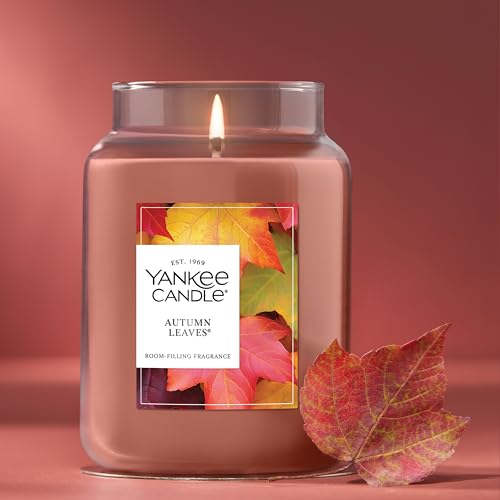 Yankee Candle Sugared Cinnamon Apple, Scented Candle, 22oz Large Jar with up to 150 Hour Burn Time, Giftable