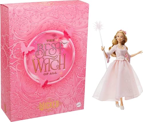 Mattel Universal Pictures’ Wicked: for Good Collectible Glinda Fashion Doll with Removable Outfit, Inspired by The Movie, Amazon Exclusive