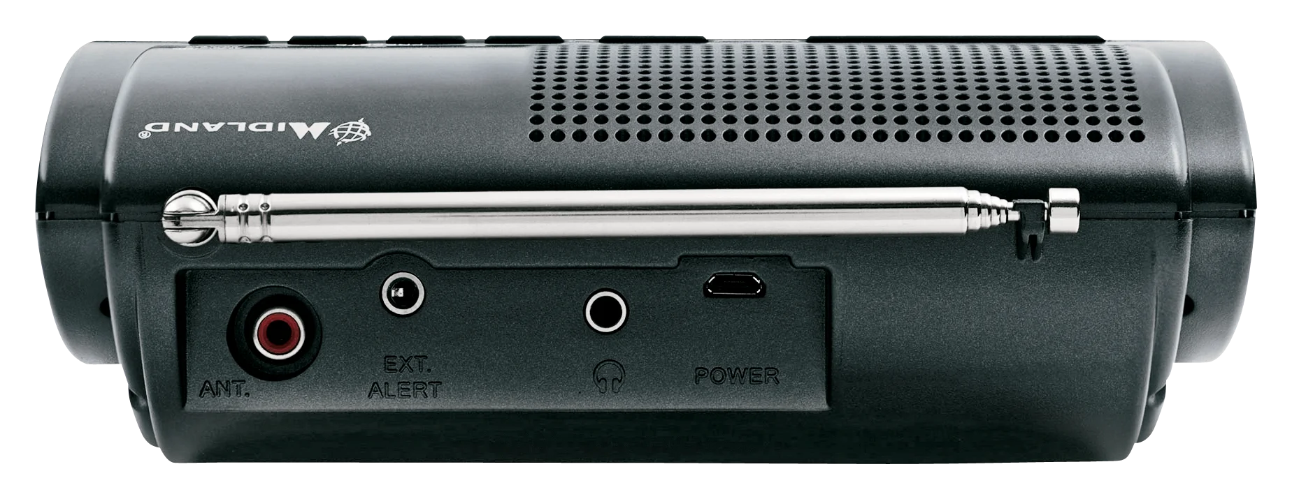 Midland WR400 utilizes Digital S.A.M.E. (Specific Area Message Encoding) Technology, USB Output New