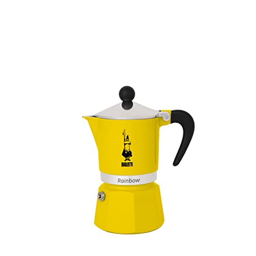 Bialetti - Moka Express Alpina: Iconic Stovetop Espresso Maker, Moka Pot 3 Cups (4.3 Oz - 130 Ml), Aluminium, Green