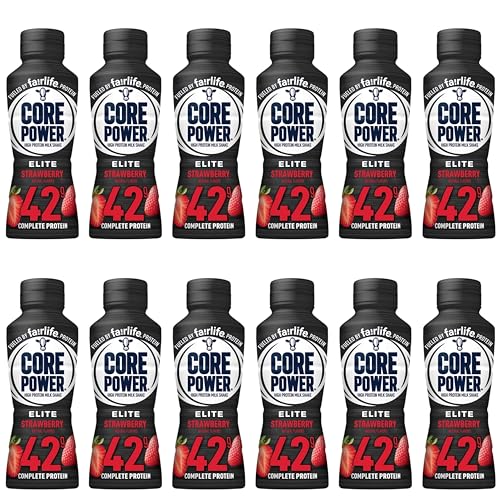 Fairlife Core Elite Protein Shake Ready To Drink, 14 Fl Oz (12, Vanilla 42 gr)