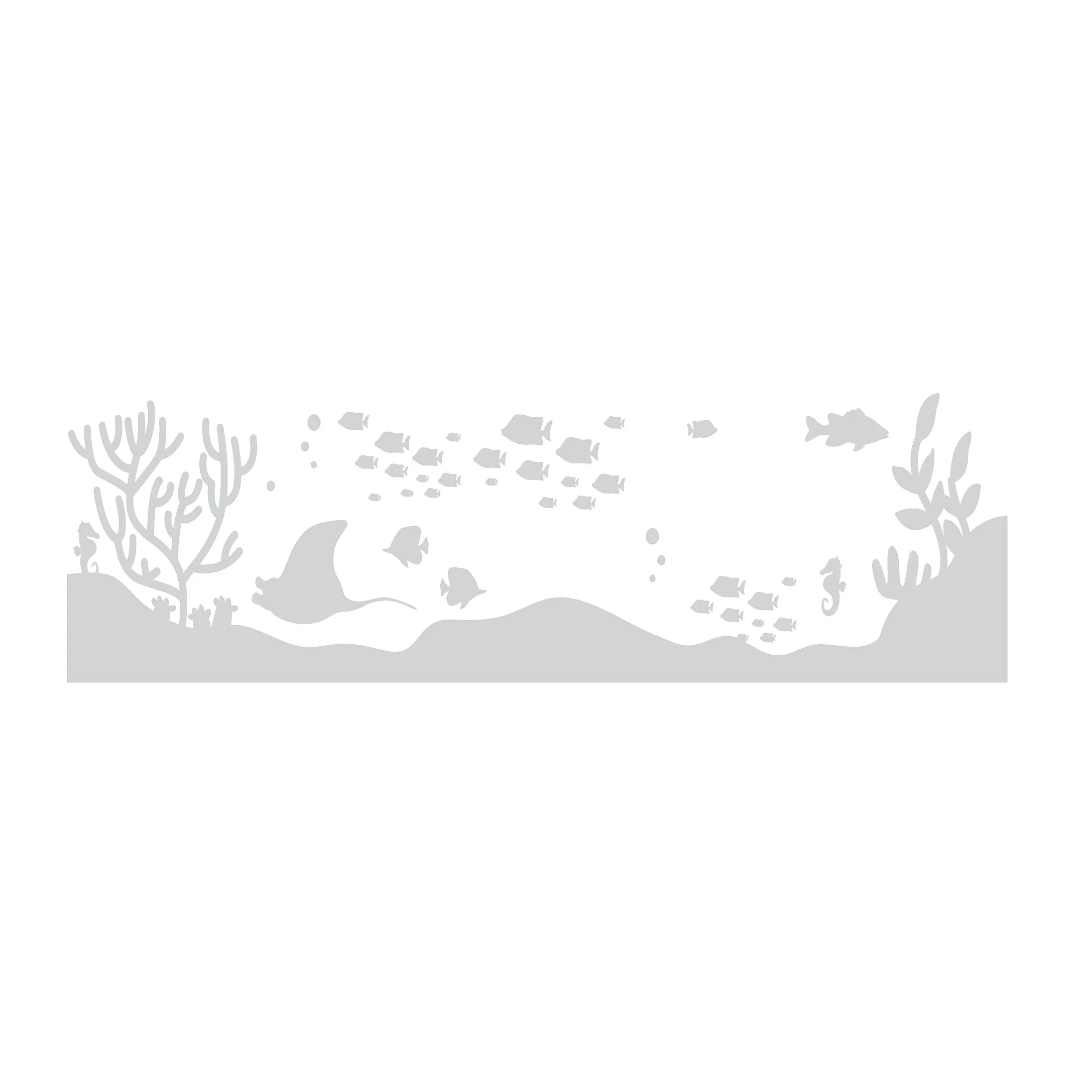 StickerChef Ocean Stingray Decals Etched Glass Vinyl Shower Door Window SC04